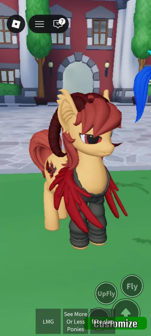 Can anyone draw my oc going at it with their oc his name manticore Mane (my oc a guy) by Select_Bluebird692