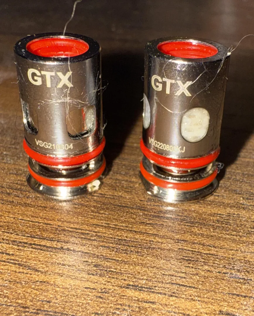 Can anyone tell me why these GTX .2 mesh coils have two different designs??? Help! posted by Thatkidd2020