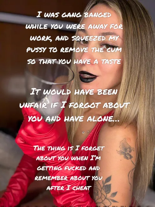 Can you actually let a dominant girl make you eat cum after she cheated on you? by lustlongsph