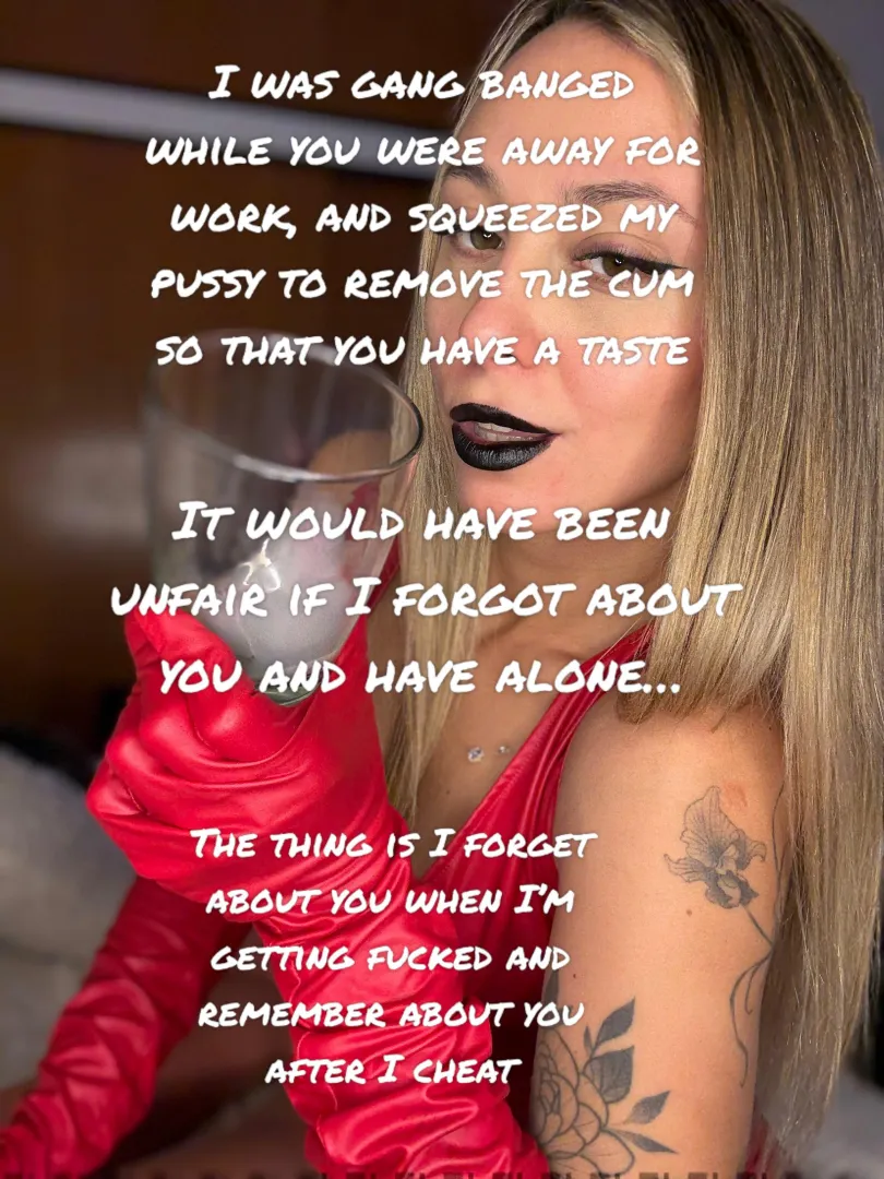 Can you actually let a dominant girl make you eat cum after she cheated on you? posted by lustlongsph