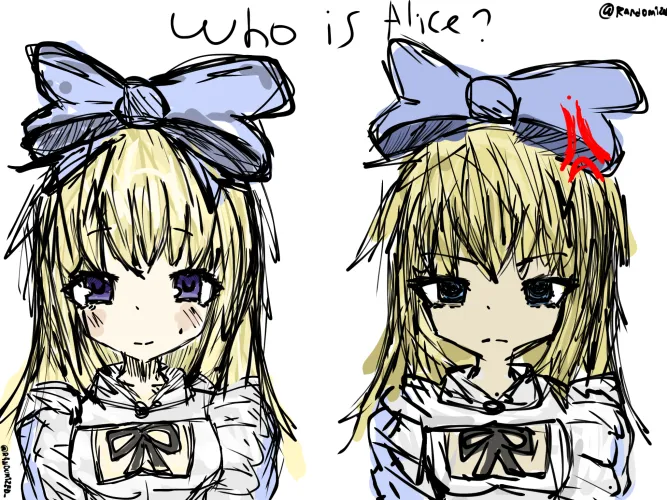 Can you guess who's alice? by fidin_Objective