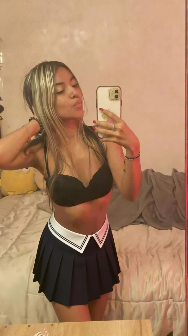 Can you put your hand under my school skirt? posted by sunny_divine