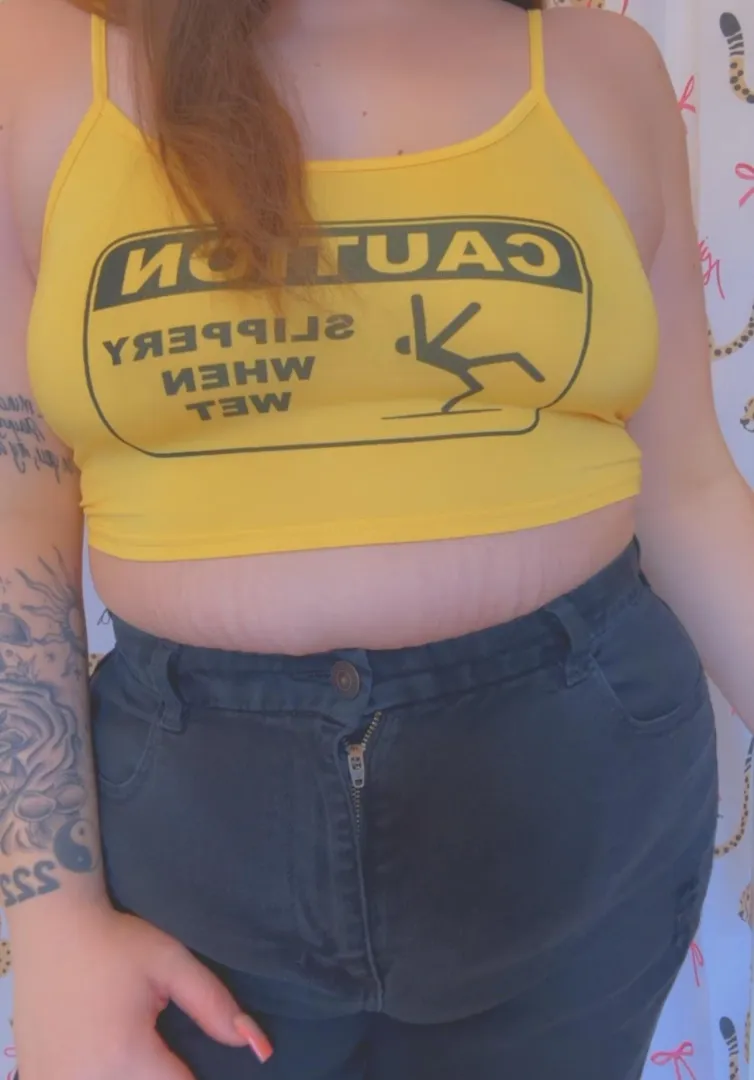 can you tell I’m not wearing panties? posted by chubbrat