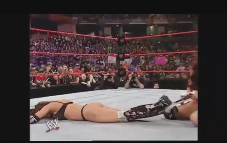 Candice Michelle out cold and stripped to her thong!! by Winter-Citron-8505