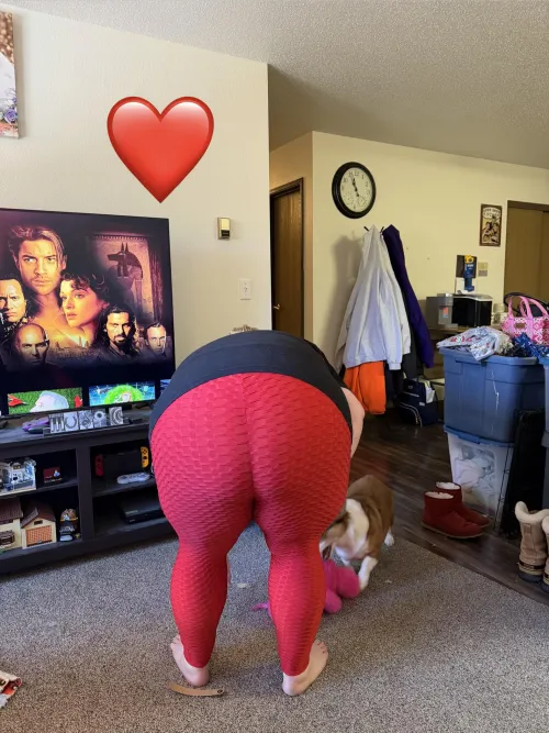 Can’t go wrong with tik tok leggings for Valentine’s Day by voluptuousbabe123