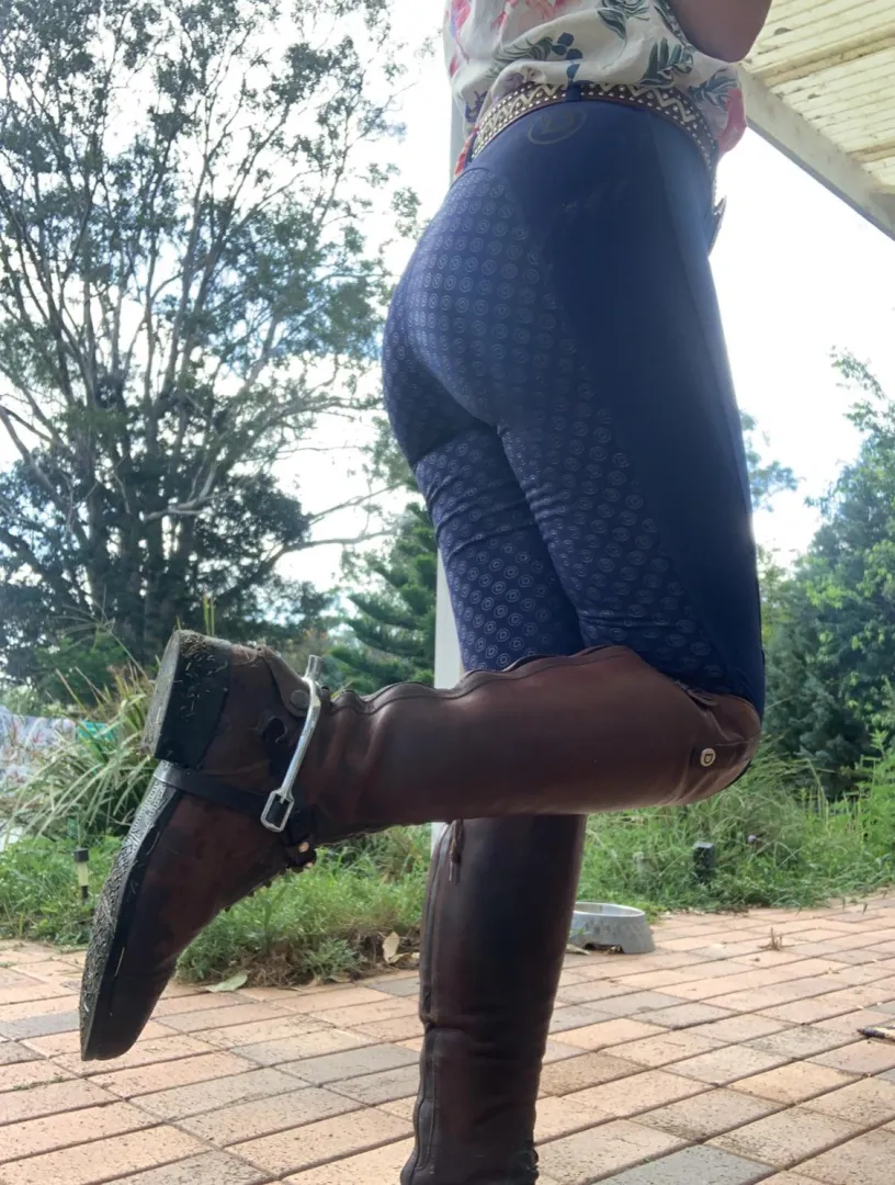 Can’t Ride without my Spurs posted by the_lingerie_cowgirl