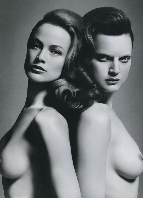 Carolyn Murphy & Guinevere van Seenus | Muse Magazine, Spring 2011 | ph. Daniele + lango by digital-fountains