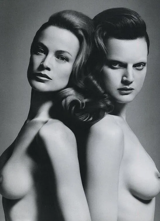 Carolyn Murphy & Guinevere van Seenus | Muse Magazine, Spring 2011 | ph. Daniele + lango posted by digital-fountains