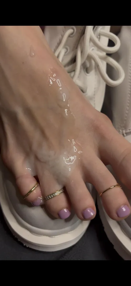 Caught a pool of cum  posted by SoleMatesOF