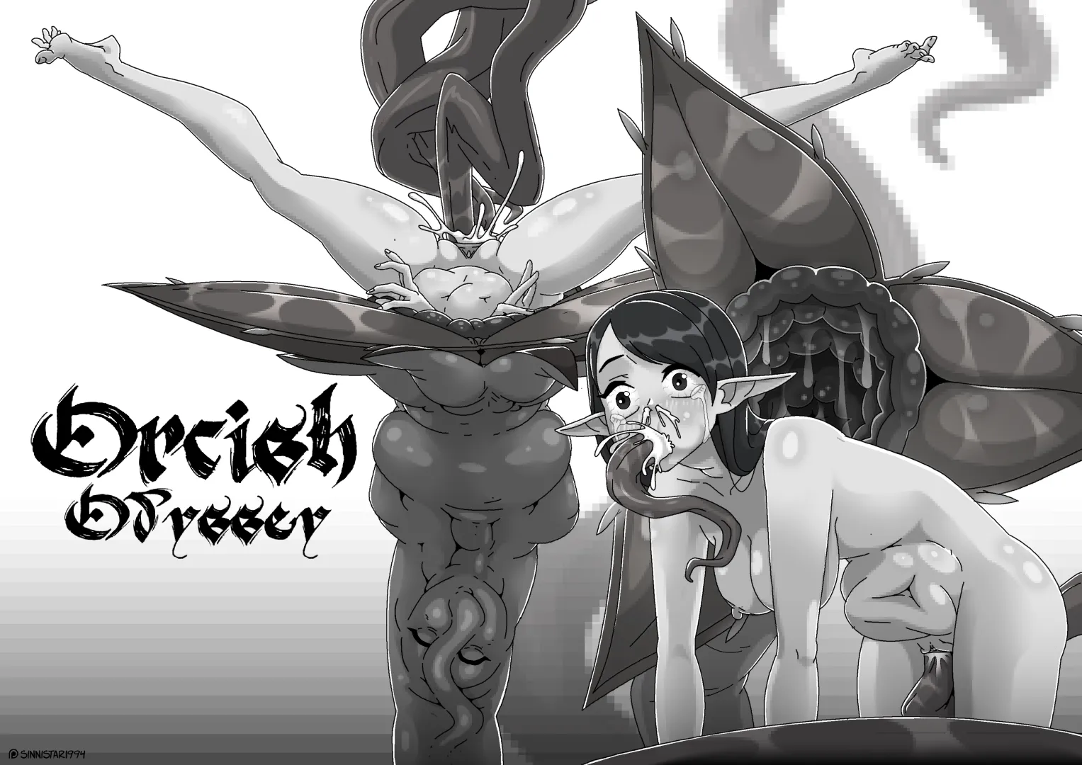 Caught in the Bovine (art by me) posted by Sinni1994