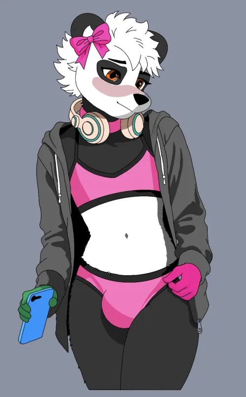 Caught trying to take a selfie after the gym [M] (iconickart) by Iconick_Art