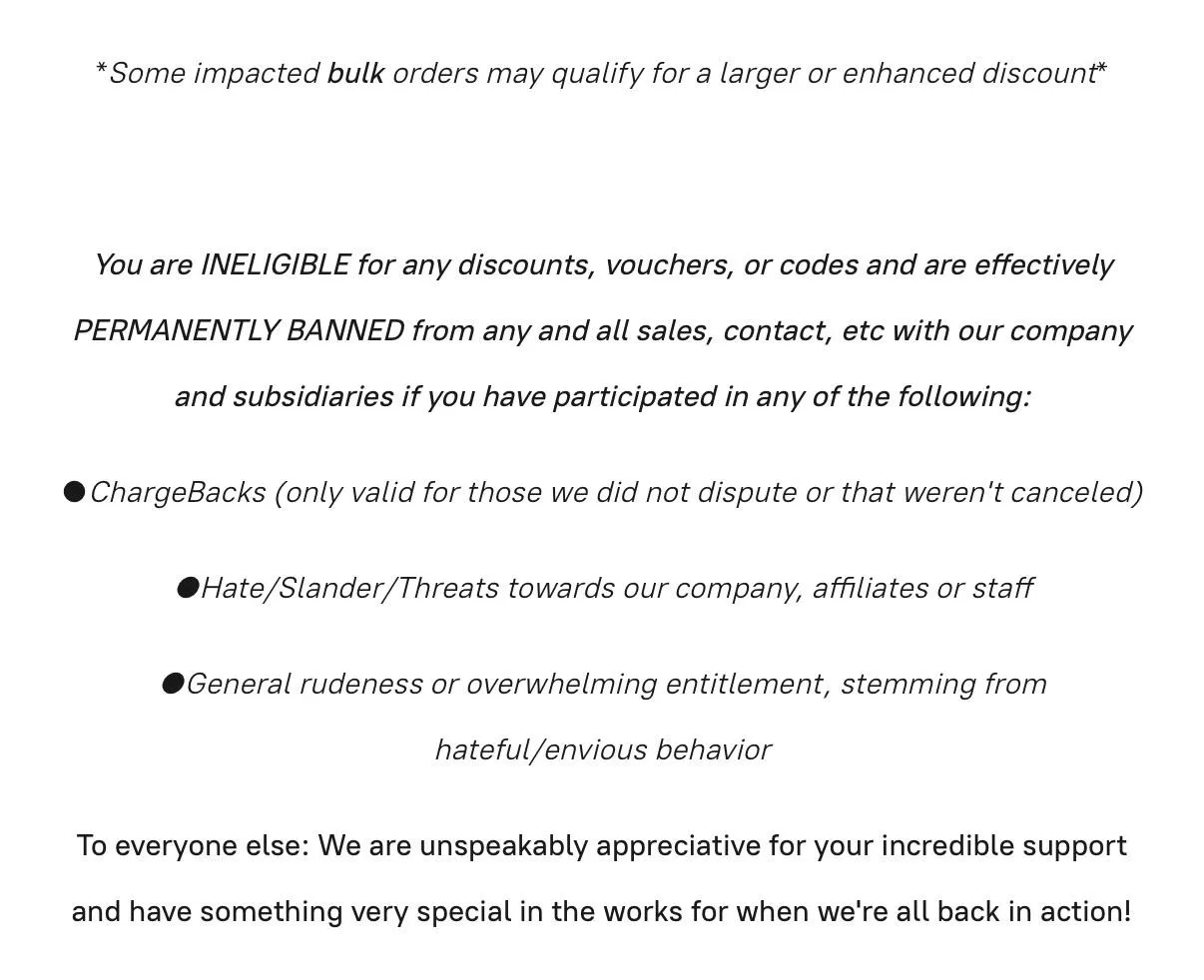 CC Banning people for being rude or entitled posted by clep06