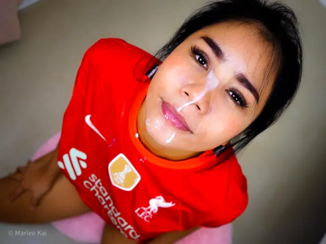 Celebrating a win with a facial! by MarleeKai