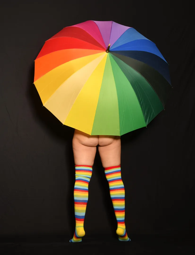 Celebrating the colors - Source: my personal collection, Graz/Austria, March 2026. Model: myself. Photographer: Thomas Adler. No filter, no AI posted by SoftShadowsLori