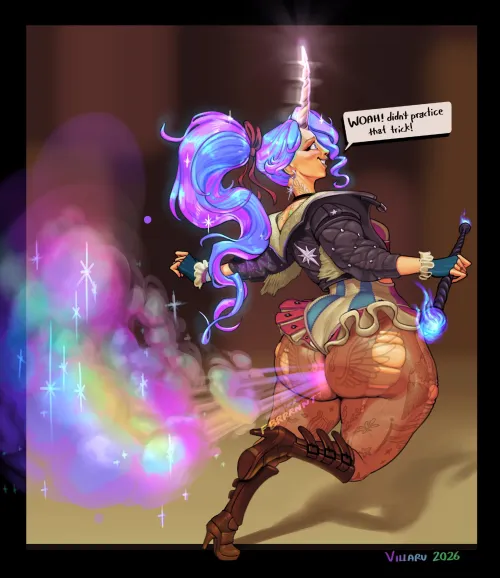 Celeste's magic trick by @Villaru by [deleted]