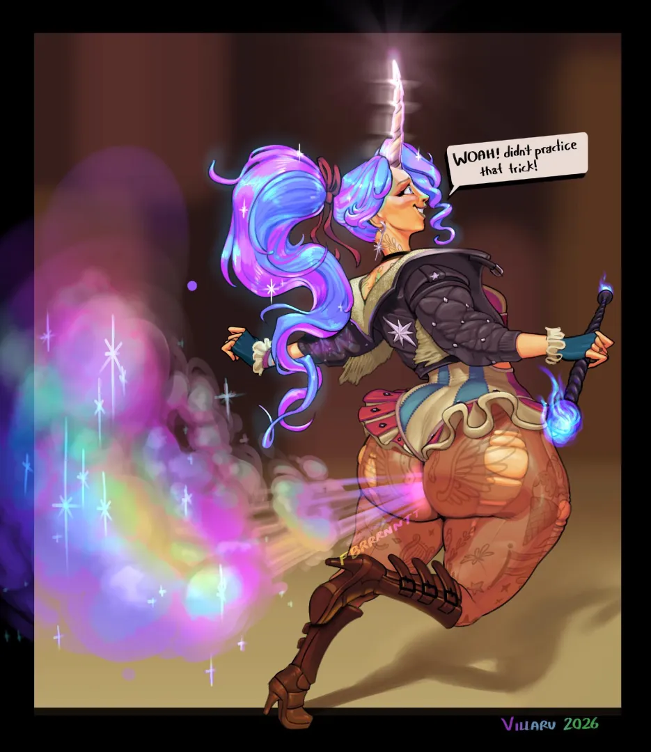 Celeste's magic trick by @Villaru posted by [deleted]