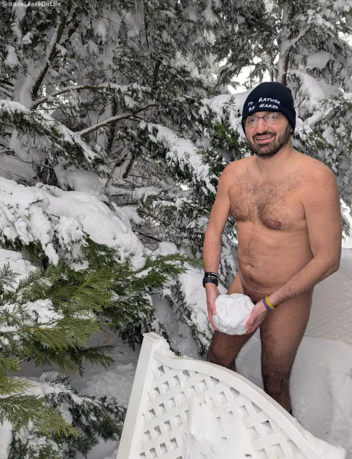 ✅ Censor yourself with a snowball during the record-setting blizzard of 2026. ️

Hoping that everyone that was impacted by this storm is safe, warm, and was able to find some joy in it all! ❄️ by NudeLeaseOnLife
