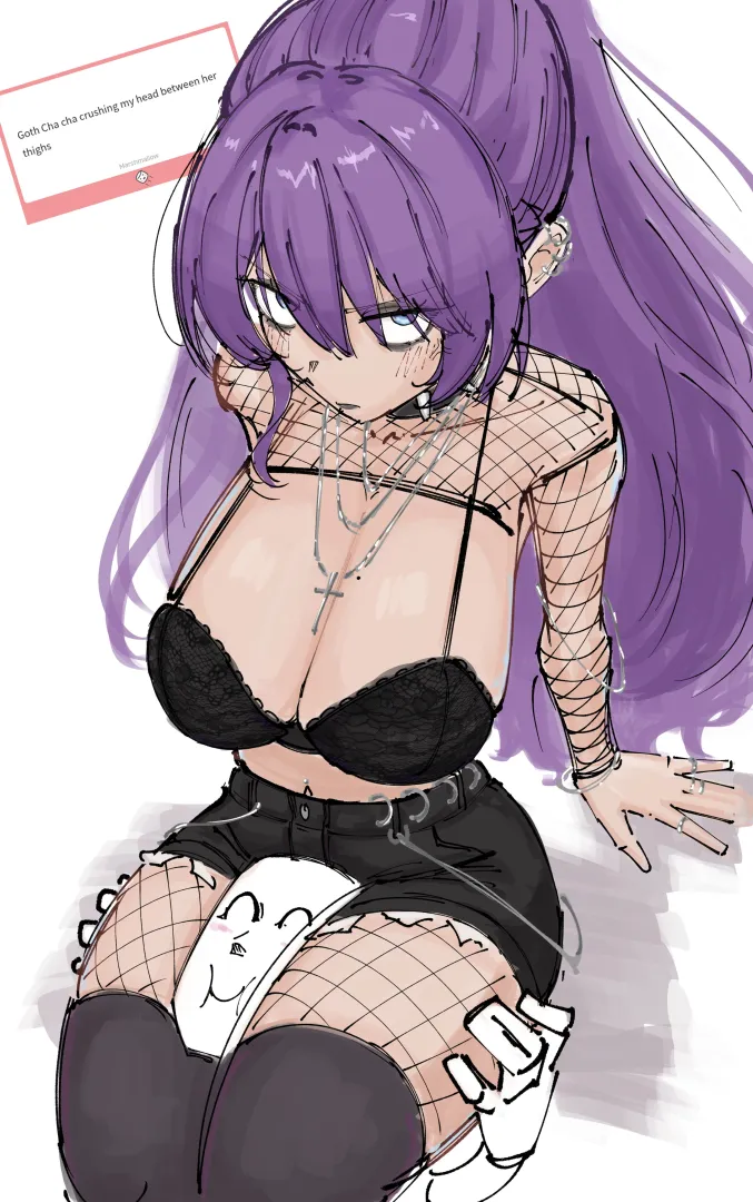 [ChachaYourVMom] Mommy thigh squish (FroqNsfwart) posted by spamerino111