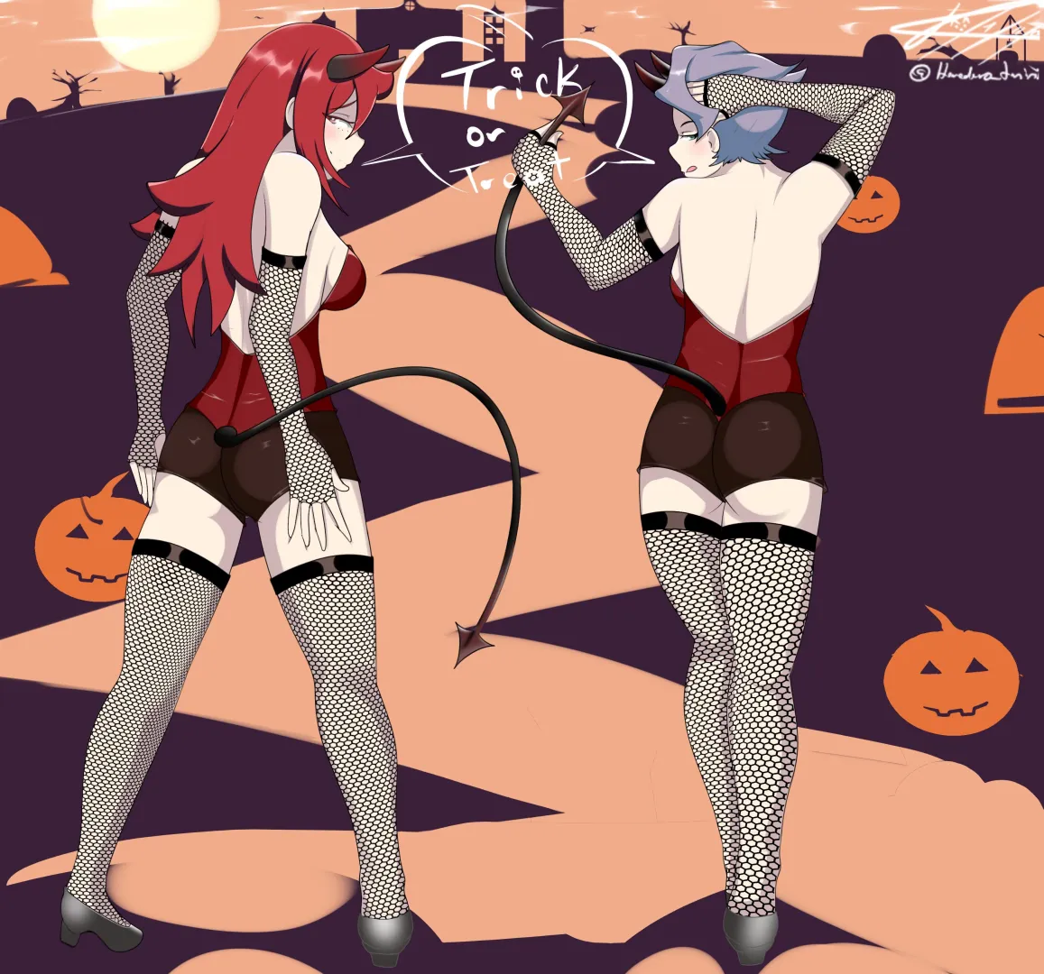 Chariot and Croix go Trick or Treating (T-Mimi) posted by KrustiestKrabbiest