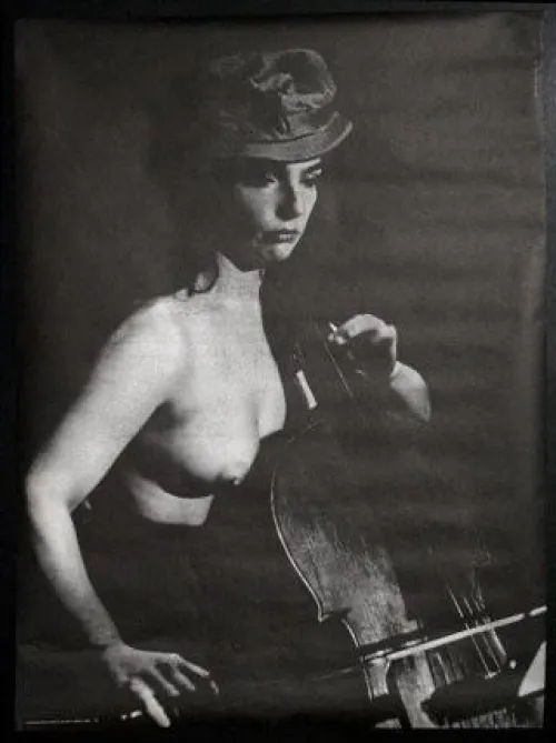 Charlotte Moorman by JellyfishFunk