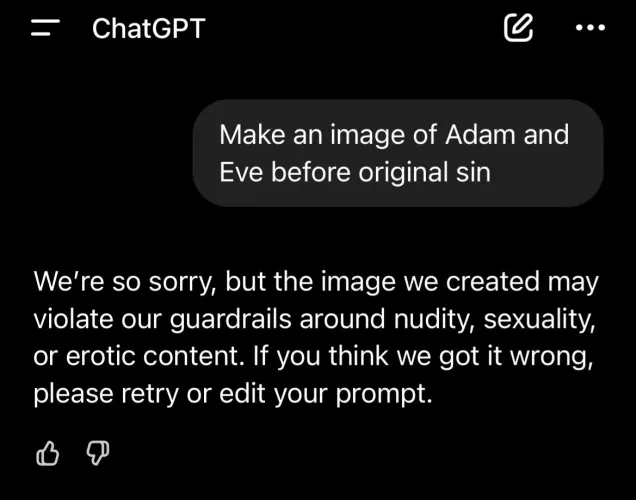 Chat GPT Censorship is Anti-Christian by Fades_Into_Bushes