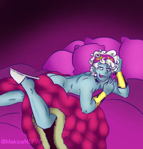 cheeky hypnos :P (MakiceNSFW) by MakiceLit