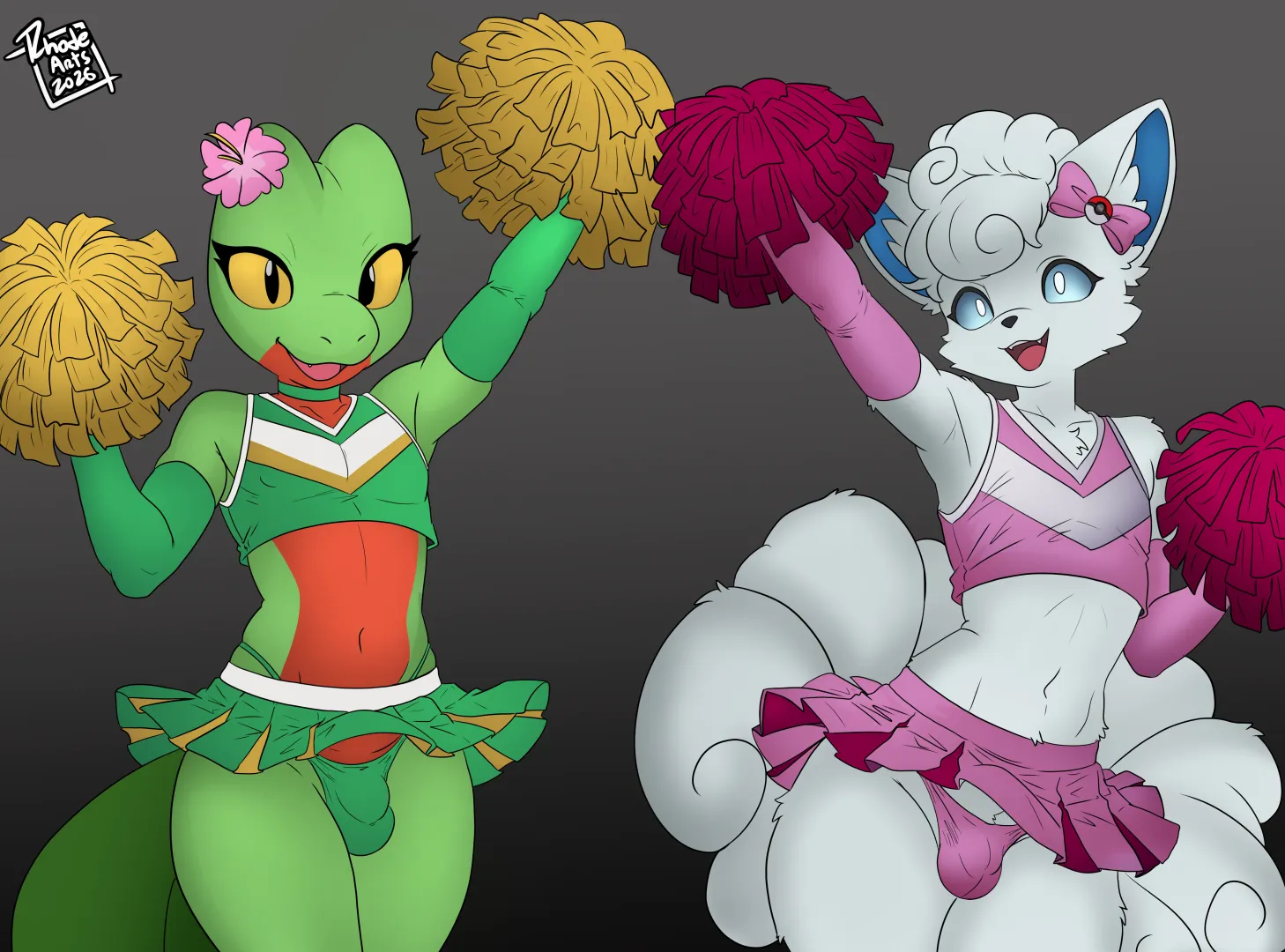 Cheerleaders! ✨ (rhode_arts) [MM] posted by Olive-The-Otter