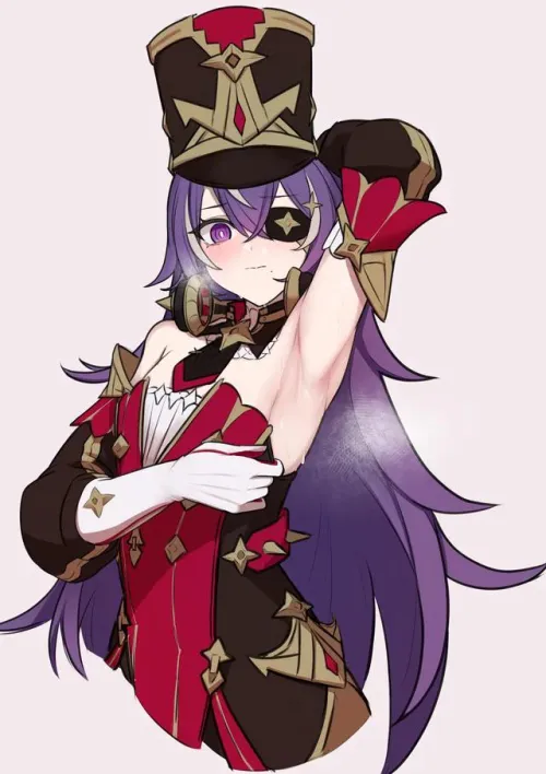 chevreuse letting you peek at her sweaty pit by fat_bat_tits