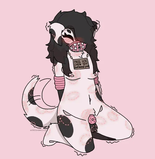 chew toy (oc) by ashhornykitty