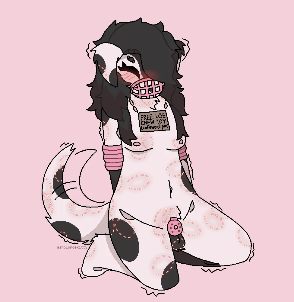 chew toy (oc) posted by ashhornykitty