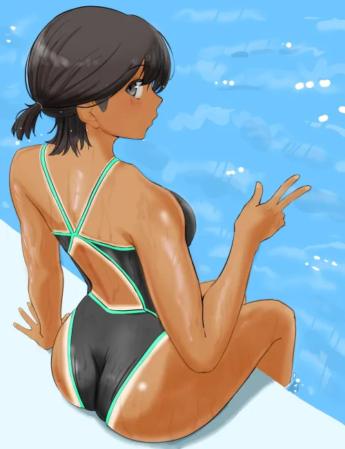 Chilling at the pool by McKnight94