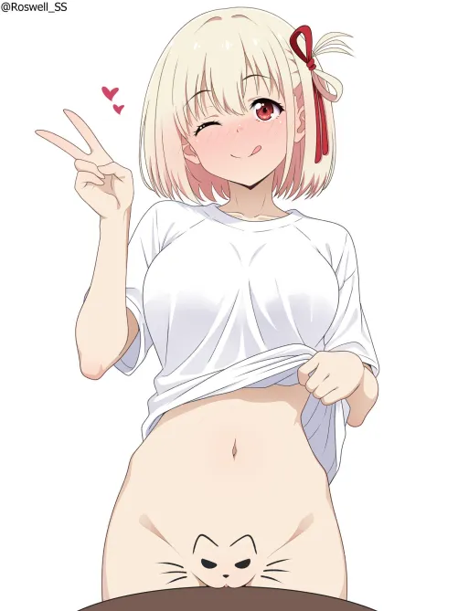 Chisato's cat (@Roswell_SS) by Gold-Doctor-3969