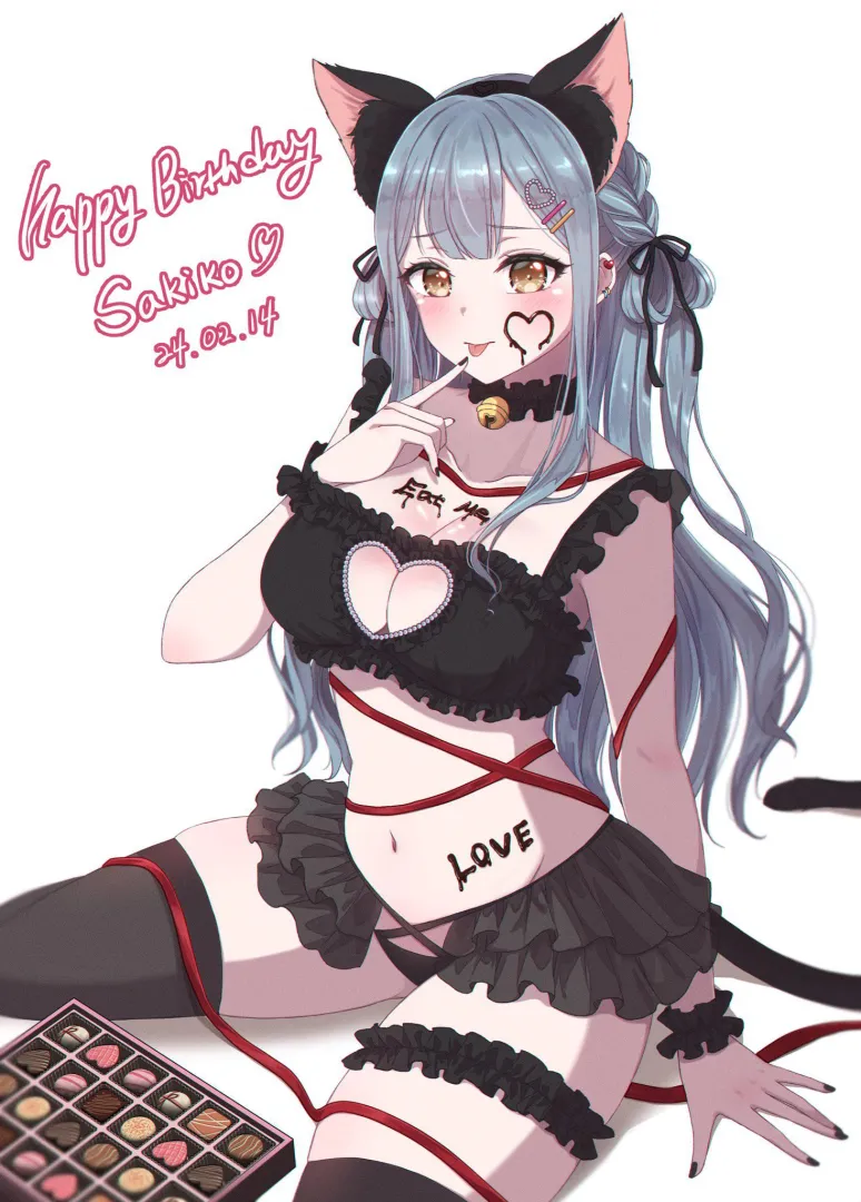 Chocolate kitty Sakiko [BanG Dream!] (ppora_) posted by MartyrOfDespair