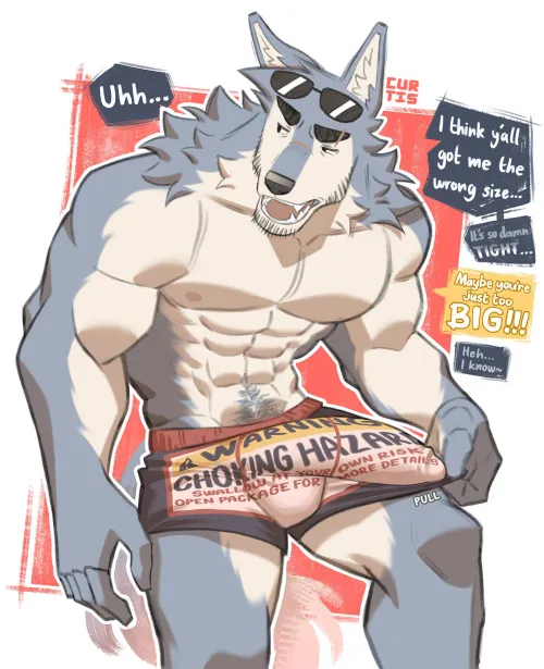 Choking Hazard (@bigdogcurtis) by Punkwolfen
