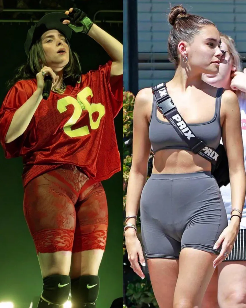 Choose between Billie Eilish or Madison Beer to Rub her pussy on your face posted by Landshow