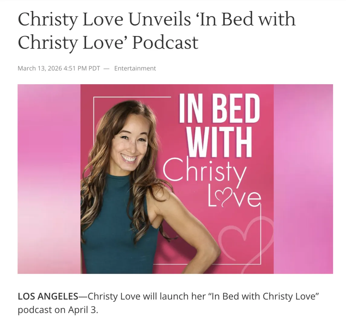 Christy Love Unveils ‘In Bed with Christy Love’ Podcast posted by DSCholly