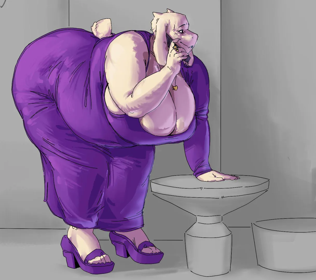 Chubby Goat Milf(Artist S_Miles_Art) posted by Youyou9919