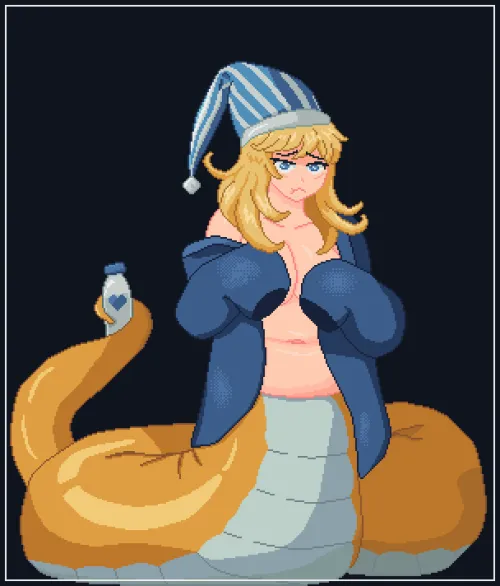 Chubby lamia by Prior_Noise_3083