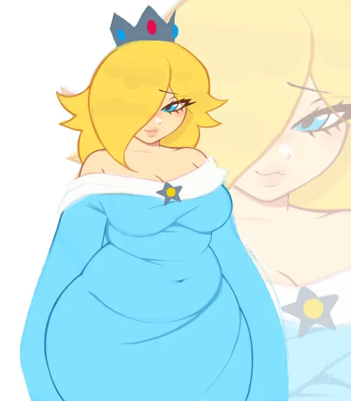 Chubby Rosalina doodle (aruki) by shader0103