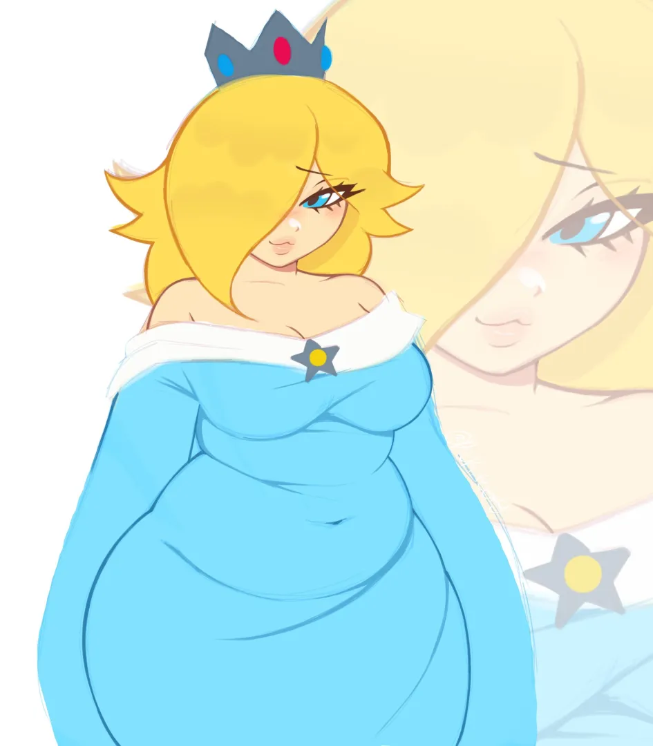Chubby Rosalina doodle (aruki) posted by shader0103