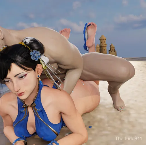 Chun-Li Beach Sex Creampie (Thedude911) by __X69X__