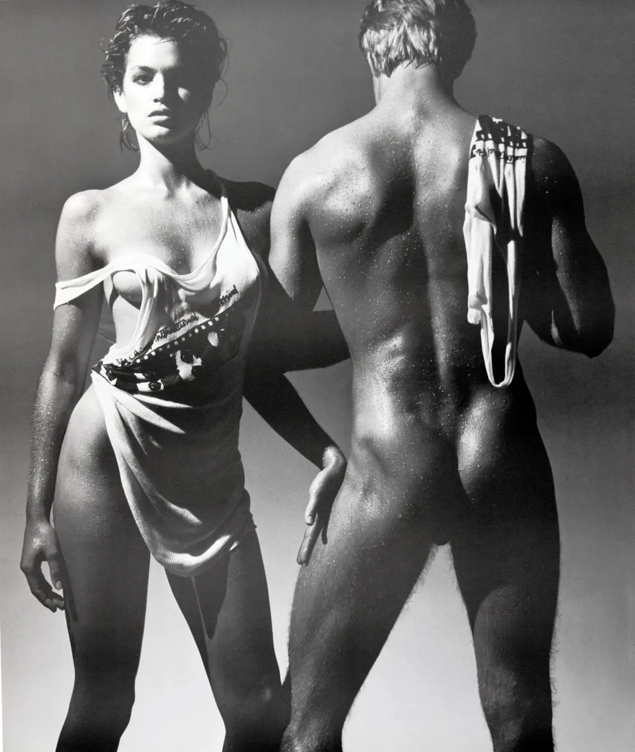 Cindy Crawford and Jack Petras | 21st Chicago International Film Festival, 1985 | ph. Victor Skrebneski // Happy 60th Birthday, Cindy! posted by poisson-iv