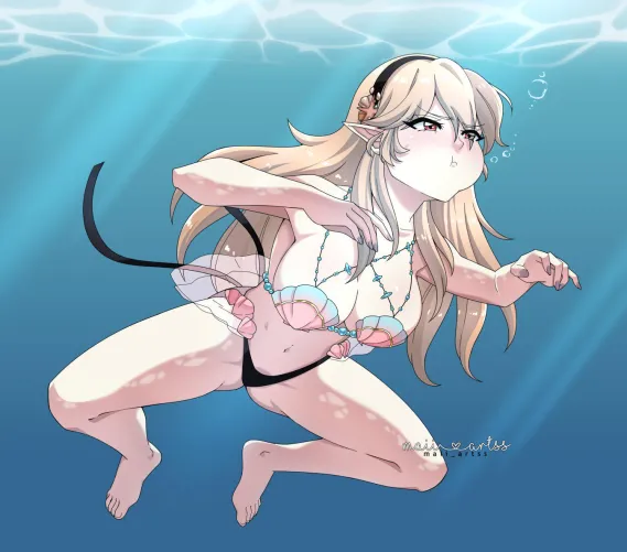 Cipher Shell Bikini Corrin [Fire Emblem Cipher] by xdragon2k