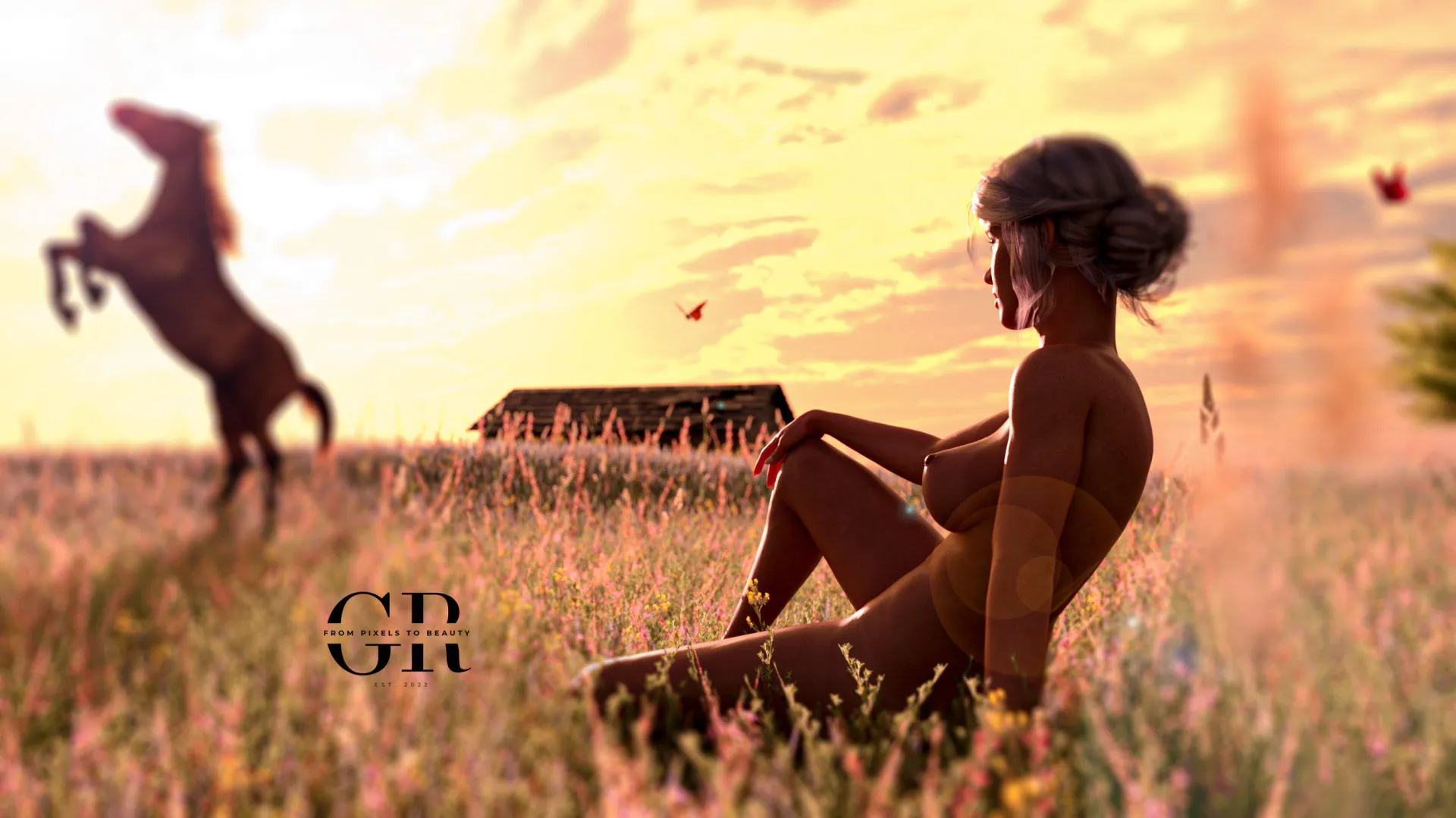 Ciri posing in the nature (GRstudio) posted by Visual_Bag_4105