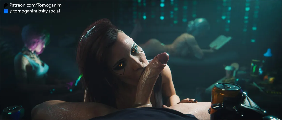 Ciri Reading a Book while V Sucks Your Cock (tomoganim) by Icy_Tangerine4043