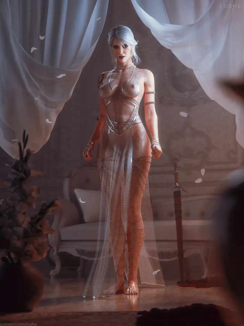 Ciri - The Empress Awaits (lushe3D) posted by Poke-Oji