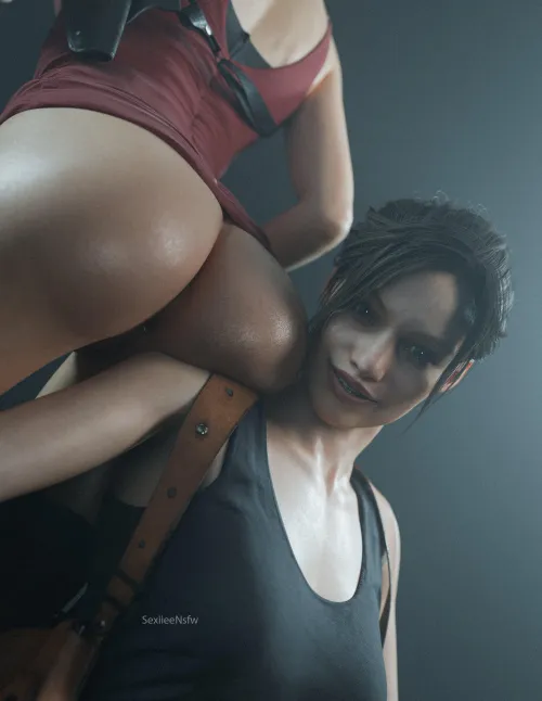 Claire & Ada (SexiieeNsfw) by Cortxna