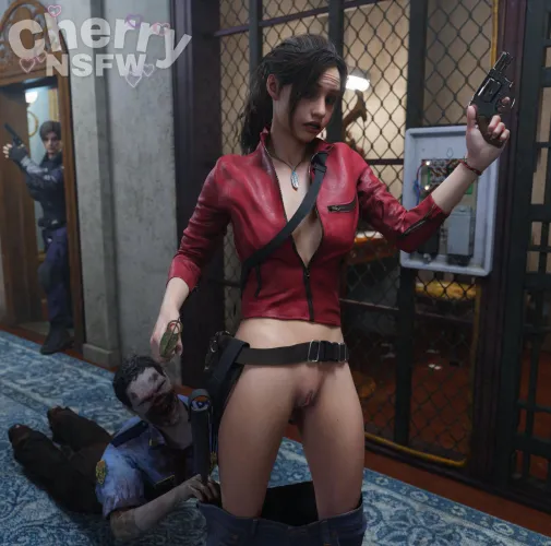 Claire pantsed! (Cherrynsfw01) by Archangel018