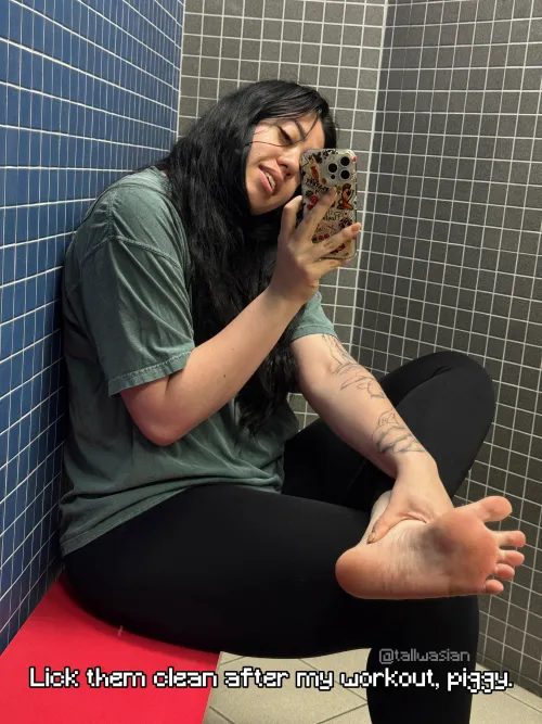 Clean them, slave. by The-Gym-Towers