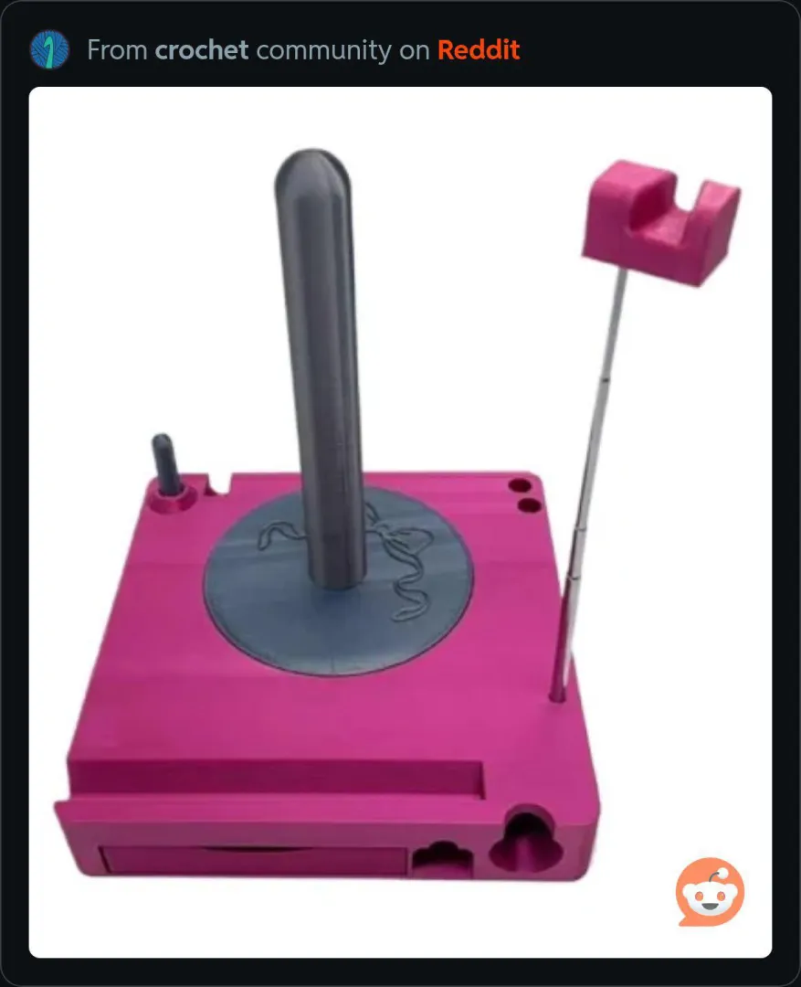 Click here to buy my crochet caddy/Chunky Boy holder! posted by jingleheimerschitt